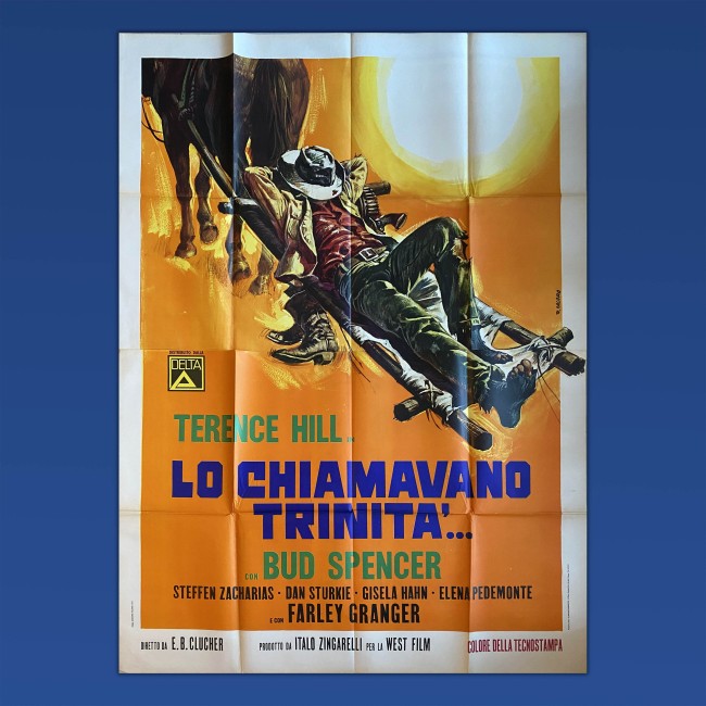 Manifesto 4F Lo Chiamavano Trinità  They Call Me Trinity 1970 Bud Spencer Terence Hill