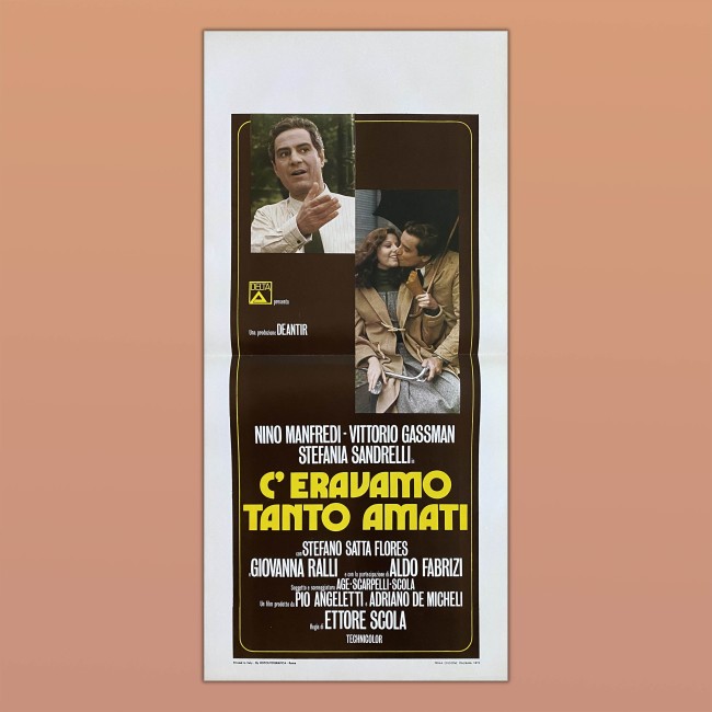 Poster Locandina C'eravamo Tanto Amati 1974 Manfredi, Gasman, Sandrelli 33X70 CM