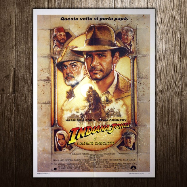 Original Posters Indiana Jones and the Last Crusade 100x140 CM