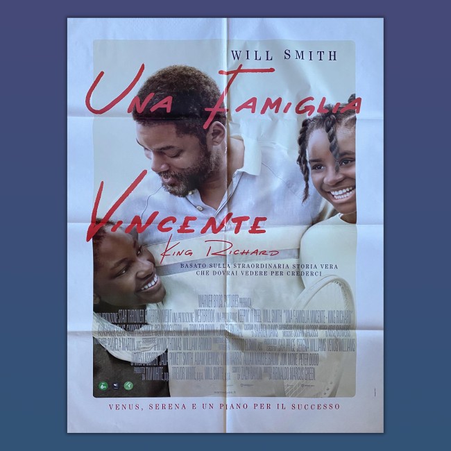 Poster Manifesto 2F Una Famiglia Vincente King Richard Will Smith