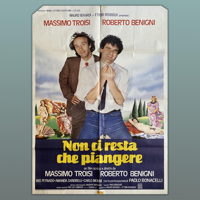 Manifesto 2F Non Ci Resta Che Piangere, Massimo Troisi, Roberto Benigni