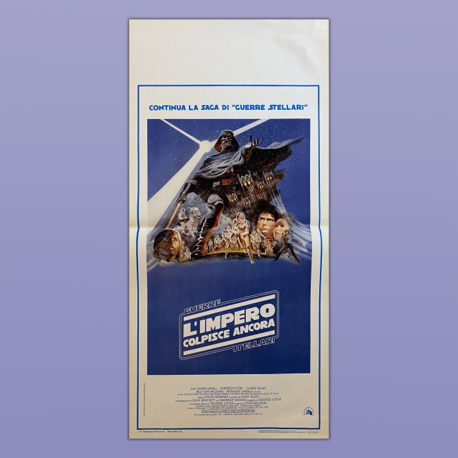 Locandina Originale Star Wars L'Impero Colpisce Ancora The Empire Strikes Back 1980