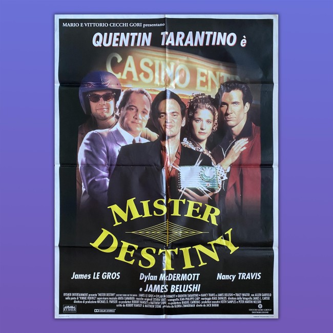 Poster Manifesto MISTER DESTINY Quentin Tarantino  1995