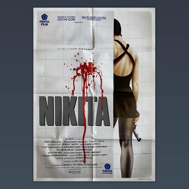 Poster Manifesto 2F  Nikita Luc Besson 1990 100X140 CM