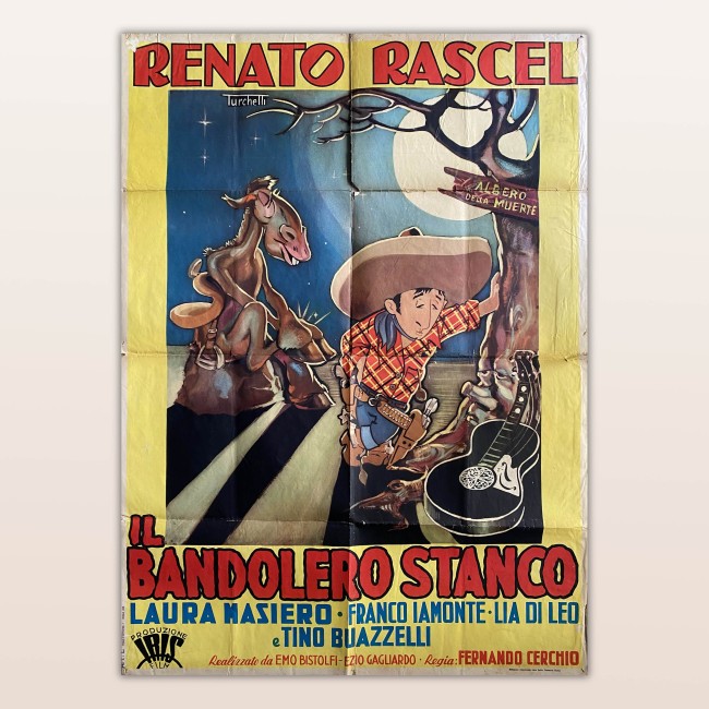 Original Movie Poster Bandolero Stanco - Renato Rascel - 100x140