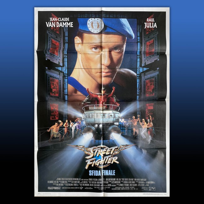 Manifesto 2F Street Fighter Sfida Finale 1994 - Van Damme