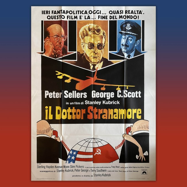 Manifesto 4F Dottor Stranamore Dr Strangelove - Stanley Kubrick