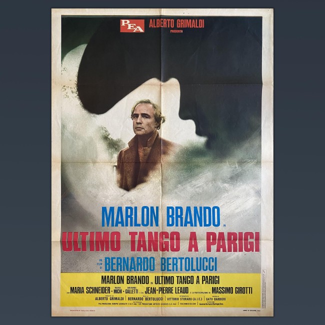 Ultimo Tango A Parigi - 1972 - Manifesto 2F - Marlon Brando, Bertolucci