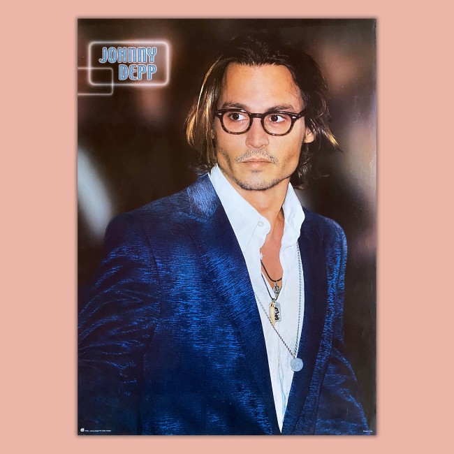 Johnny Depp Poster Vintage Anni 2000 - 62X87 CM