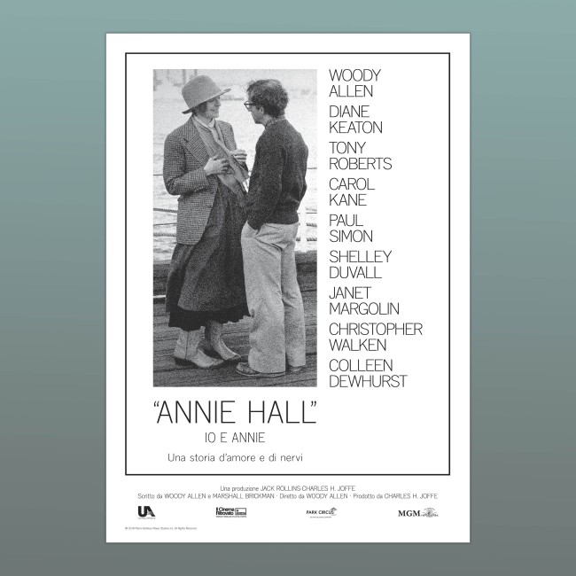 Io E Annie - Woody Allen - Film Poster 70X100 CM - Annie Hall