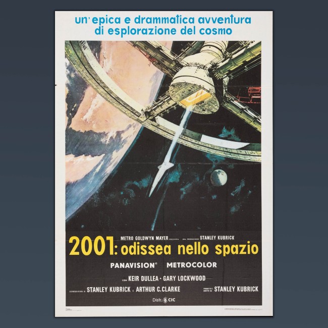 Poster Manifesto 2001 Odissea Nello Spazio Stanley Kubrick A Space Odyssey