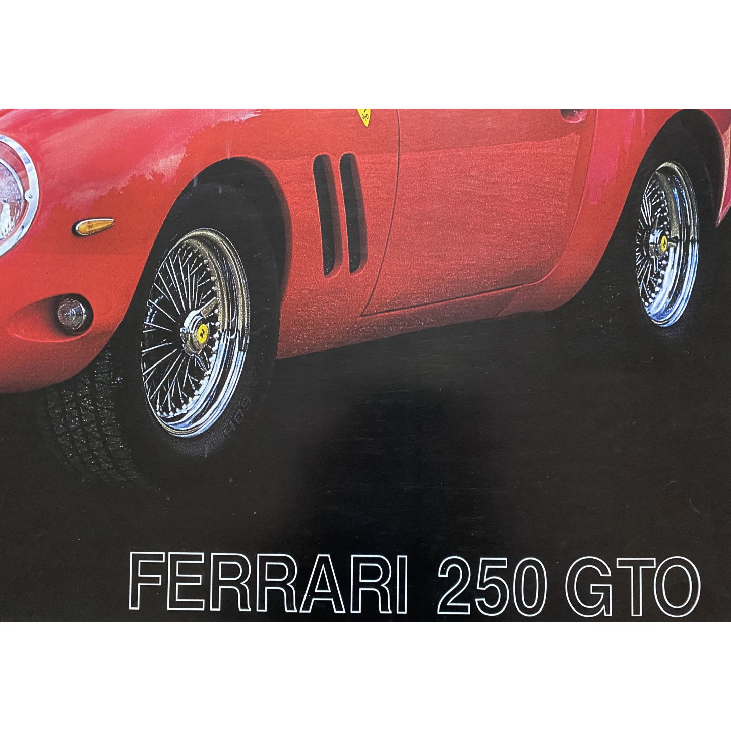 FERRARI 250 GTO Poster Vintage Anni 80 - 94X62 CM - GoPoster