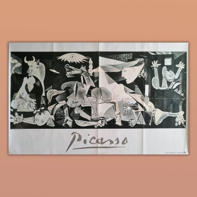 Poster Vintage Pablo Picasso Guernica 1937