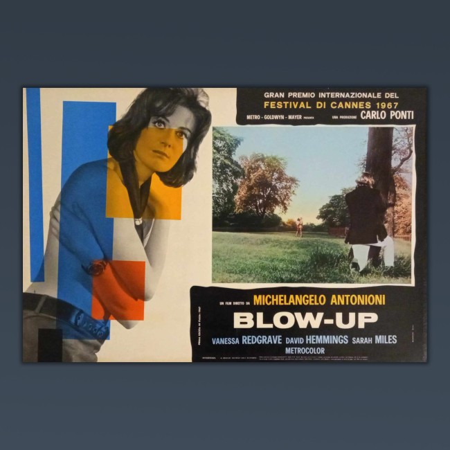 Poster Fotobusta Blow UP Originale 50X70 CM - Antonioni - 1966