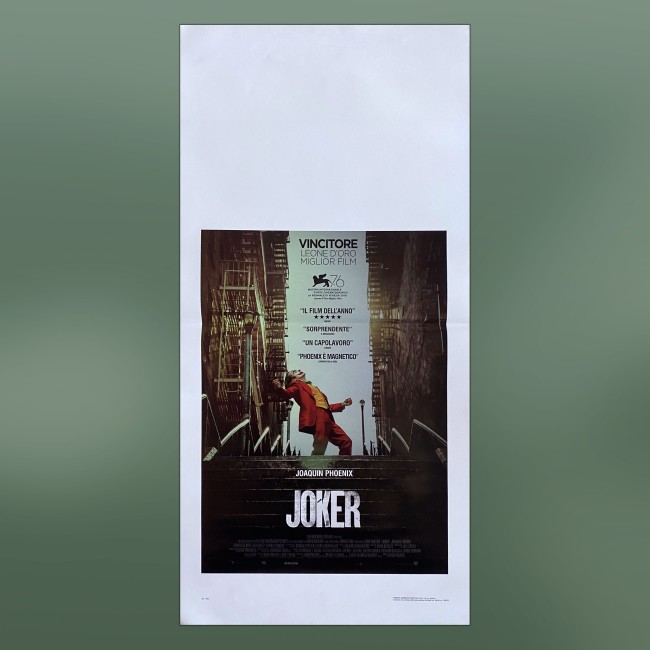 Joker Locandina Poster Originale Joaquin Phoenix - Robert De Niro- 2019