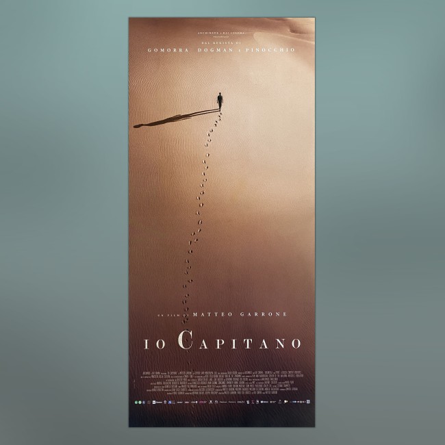 Io Capitano  - Matteo Garrone - Film Poster Locandina - 33x70 CM