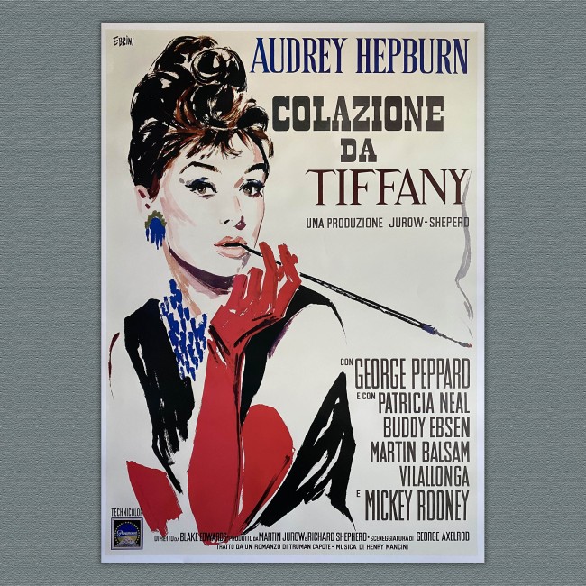 Poster Colazione Da Tiffany - Audrey Hepburn - Breakfast 70X100 CM