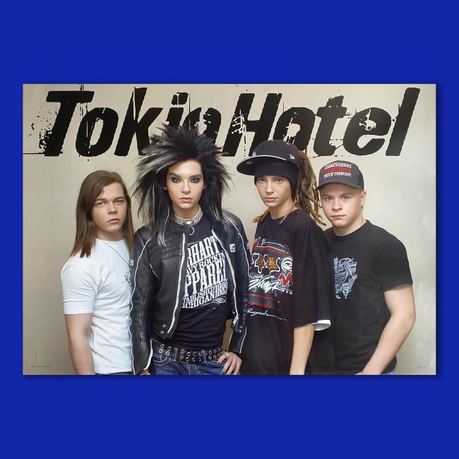 Poster Vintage Tokio Hotel - 2005 - 62x86 cm