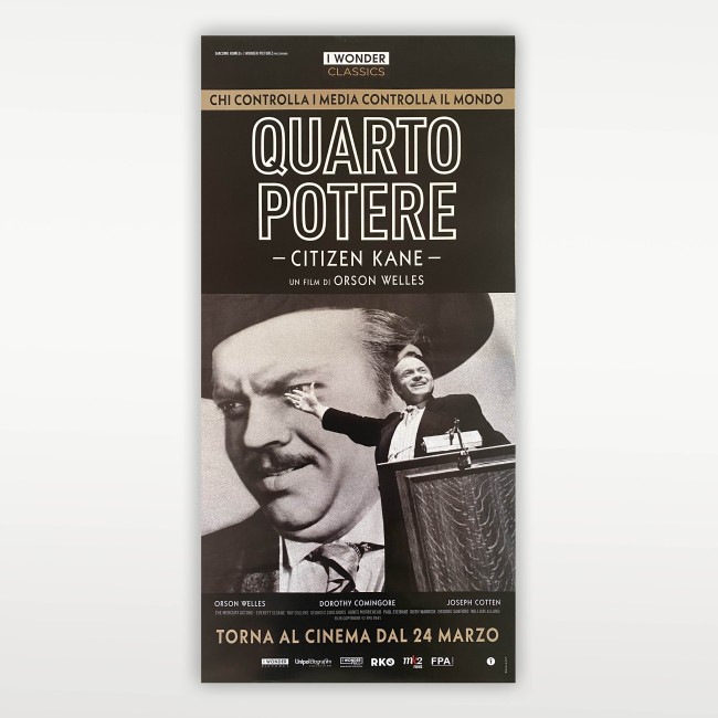 Film Poster Locandina Quarto Potere Citizen Kane - Orso Welles