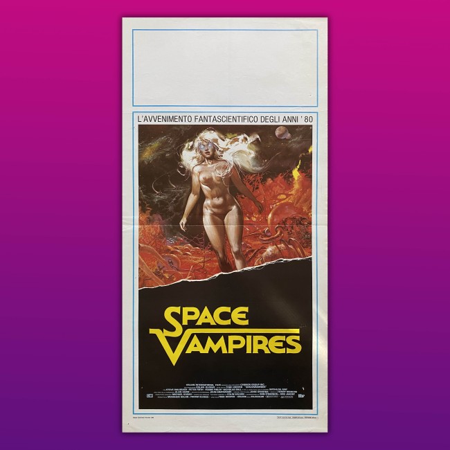 Locandina Originale Space Vampires - Lifeforce - Tobe Hooper - 1985