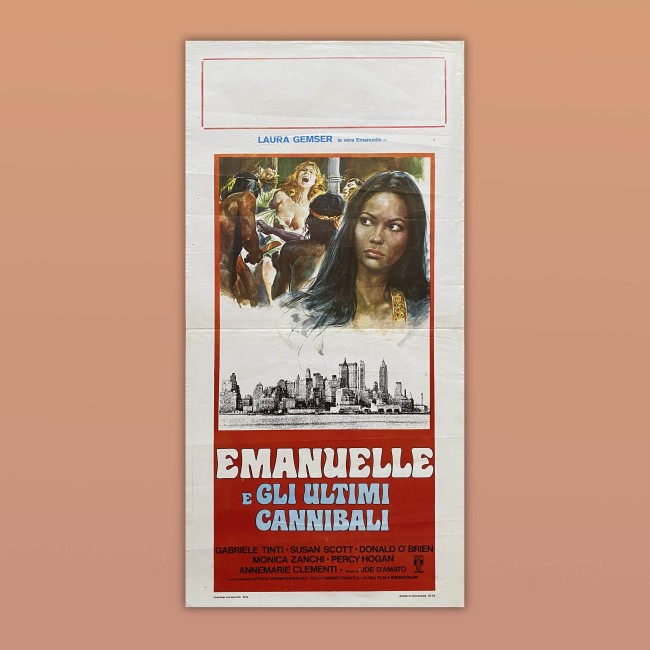 Poster Locandina Emanuelle E Gli Ultimi Cannibali - Laura Gemser