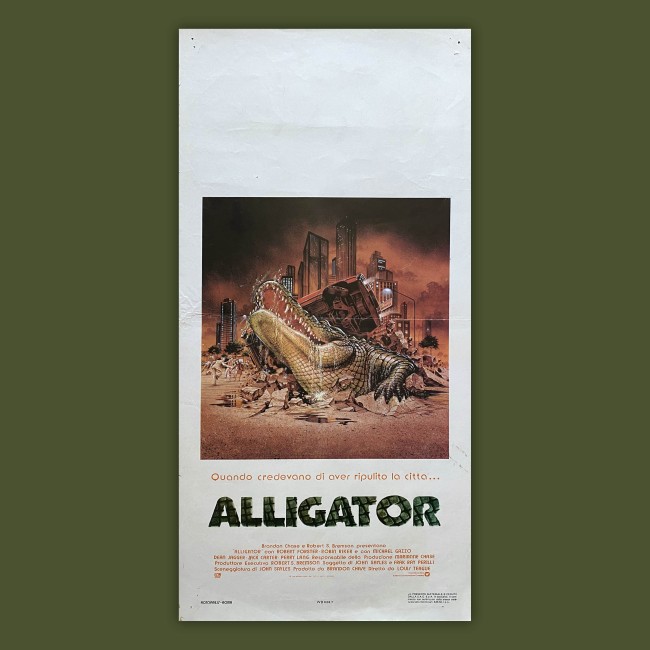 Poster Locandina Alligator -  Lewis Teague - 1980