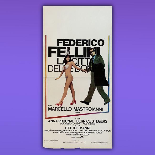 Locandina La Città Delle Donne - Federico Fellini - 1980