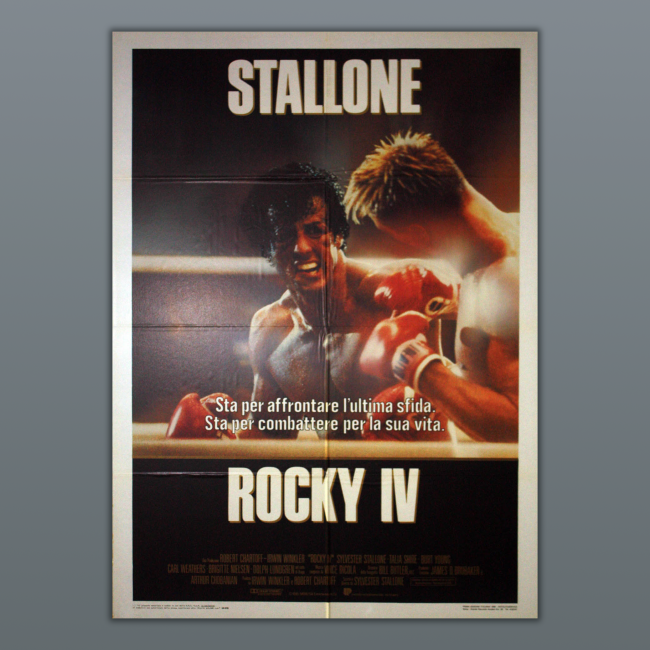 Film Poster Manifesto Rocky IV- 1985 -Stallone