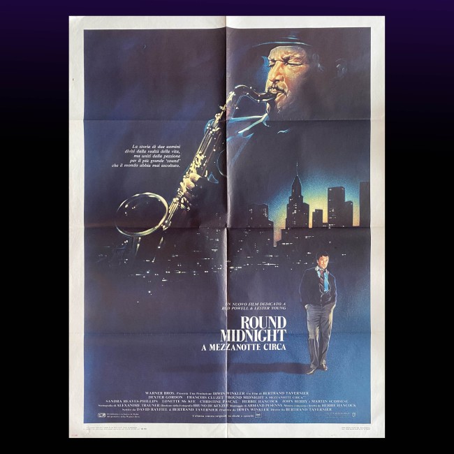 Film Poster A Round  Midnight A Mezzanotte Circa 1986