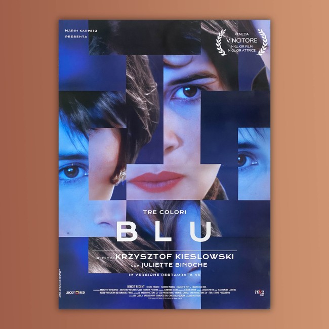 Poster Tre Colori Film Blu -  Krzysztof Kieslowski - 70X100 CM