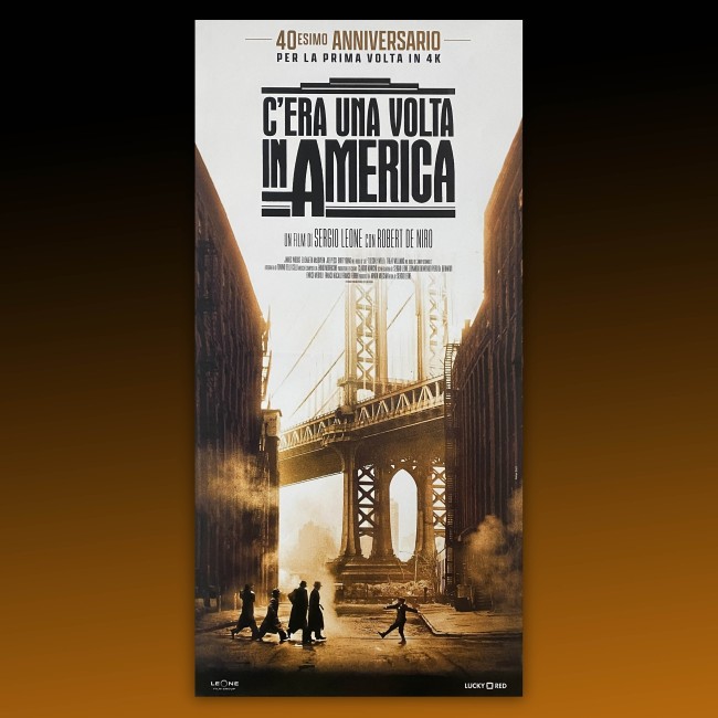 Film poster locandina C'era Una Volta In America - Sergio Leone