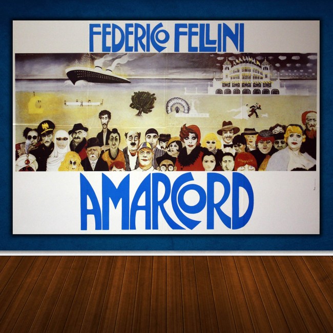 Film Poster Cinema  Amarcord, Federico Fellini 70X100 CM