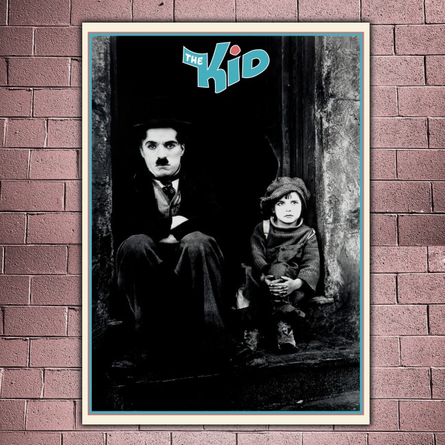 Film Poster The Kid - Charlie Chaplin - 50x70 CM