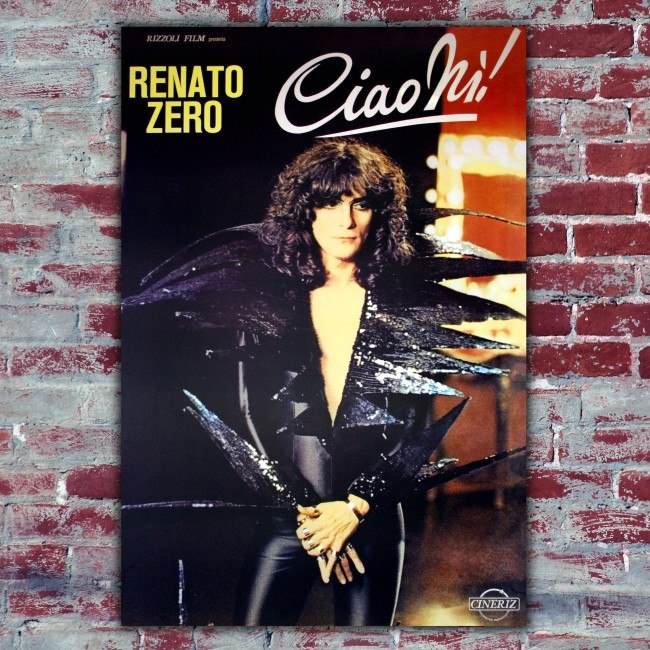 Film Poster Cinema Ciao Ni, Renato Zero - 70X100 CM