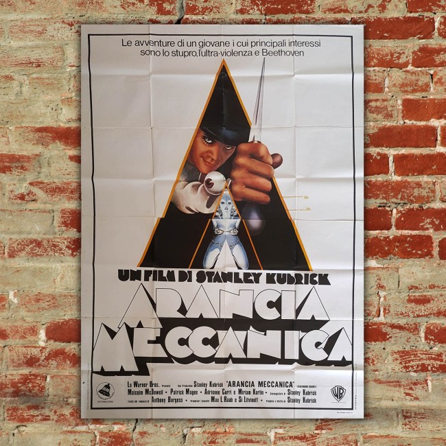 Original Movie PostersA Clockwork Orange - Stanley Kubrick - 140X200 CM