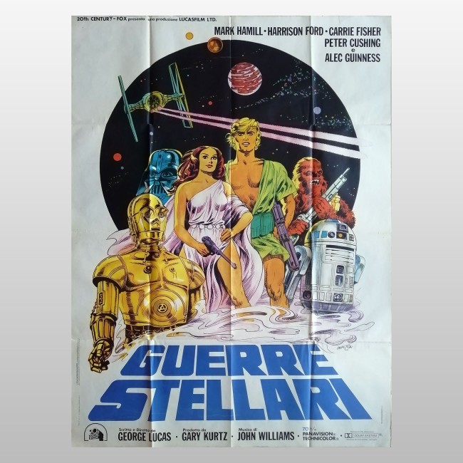 Original Movie Poster Star Wars 2F 1977