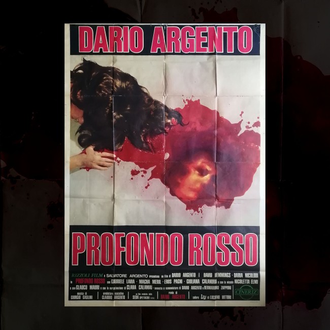 Manifesto Originale 4F Profondo Rosso Dario Argento 1975