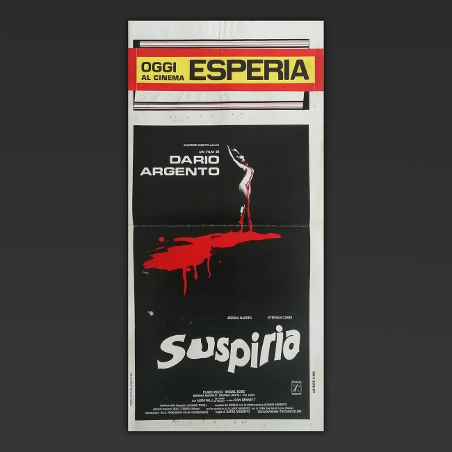 Original Film Poster Suspiria - Dario Argento 1977 - 33x70 CM