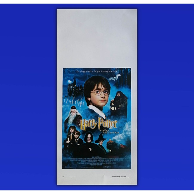 Locandina Originale Harry Potter La Pietra Filosofale  2001 - 33X70 CM