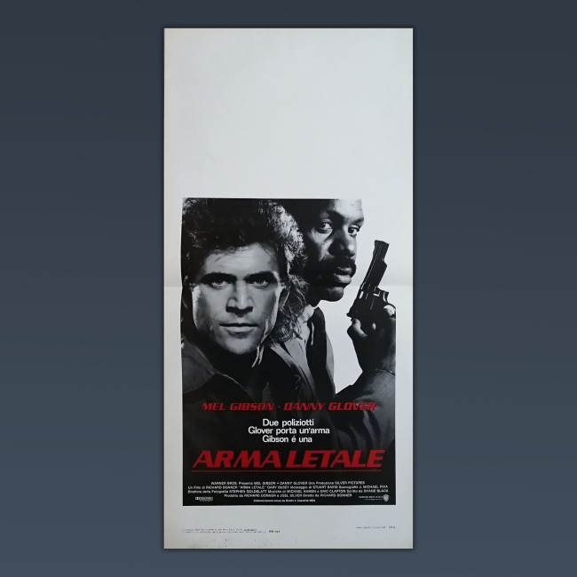 Locandina Originale Arma Letale Lethal Weapon 1987 - 33X70 CM