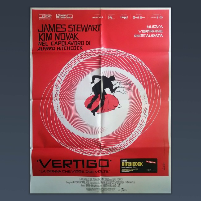 Manifesto 2F Vertigo - Alfred Hitchcock 2019