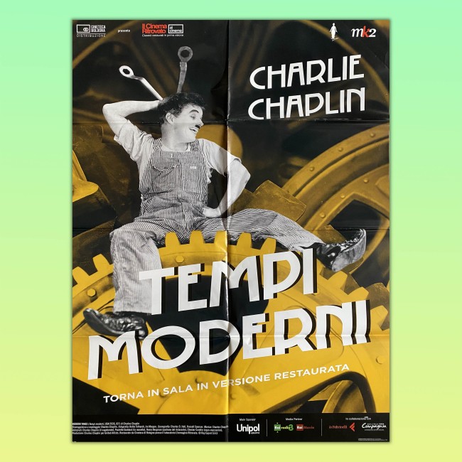 Manifesto Poster Tempi Moderni Charlie Chaplin Modern Times