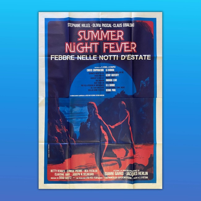 Poster Manifesto 4F Summer Night Fever 1978 Siggi Götz, Betty Verges,