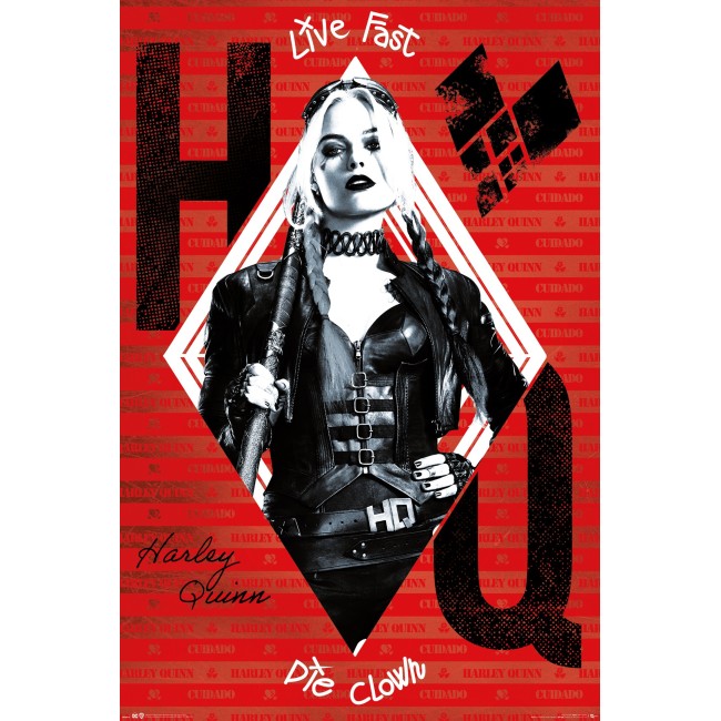 Poster Ufficiale THE SUICIDE SQUAD Harley 61X91,5 CM