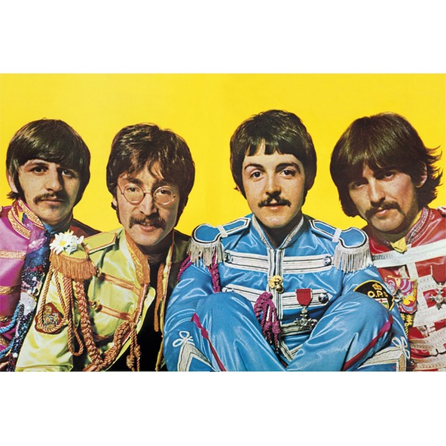 Poster Grande Arte THE BEATLES Lonely Hearts Club 61X91,5 CM